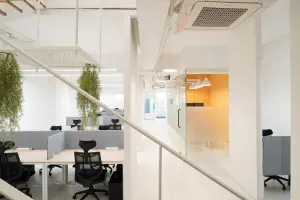 플랜테리어와 컬러가 어우러진 모던 공유오피스